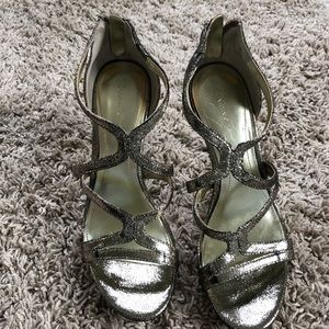 Calvin Klein Gold Heels
